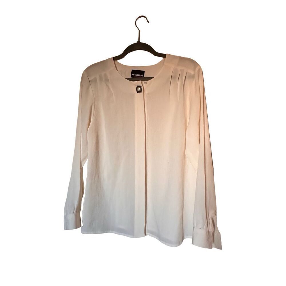Notations White Vintage Blouse